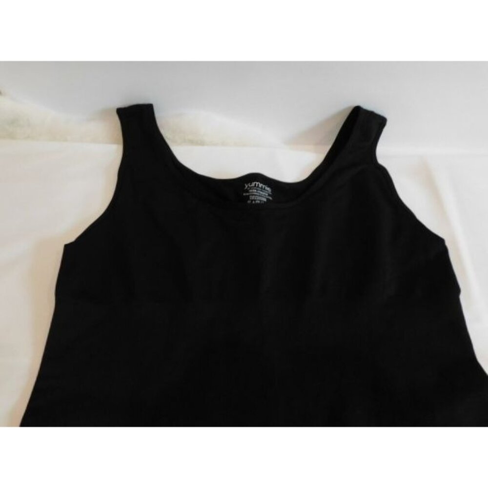 YUMMIE Shapewear Seamless Black Tank size 1X/2X - Picture 3 of 6